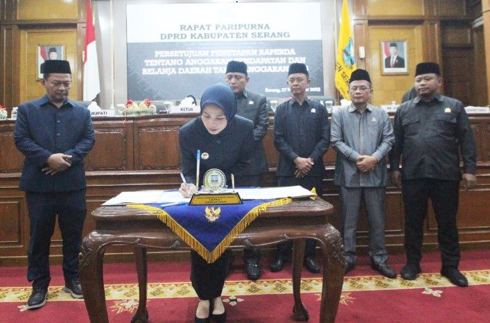 Penetapan APBD 2026 dalam Sidang Paripurna DPRD Kabupaten Serang l Dok. Istimewa