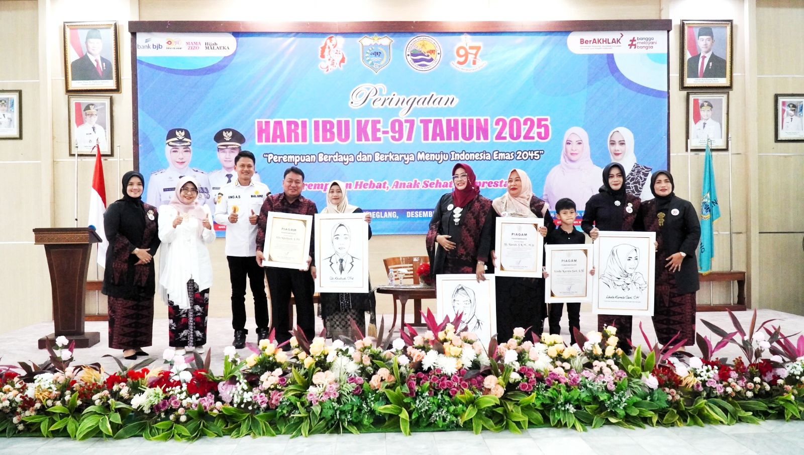 Bupati Pandeglang, Dewi Setiani, saat menghadiri peringatan acara tersebut di Pendopo Kabupaten, Selasa, 30 Desember 2025. | Dok. Istimewa