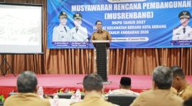 Sekretaris Daerah (Sekda) Kota Serang, Nanang Saefudin, dalam acara Musrenbang RKPD tahun 2027 tingkat Kecamatan Serang I Dok. Roy-BNC 