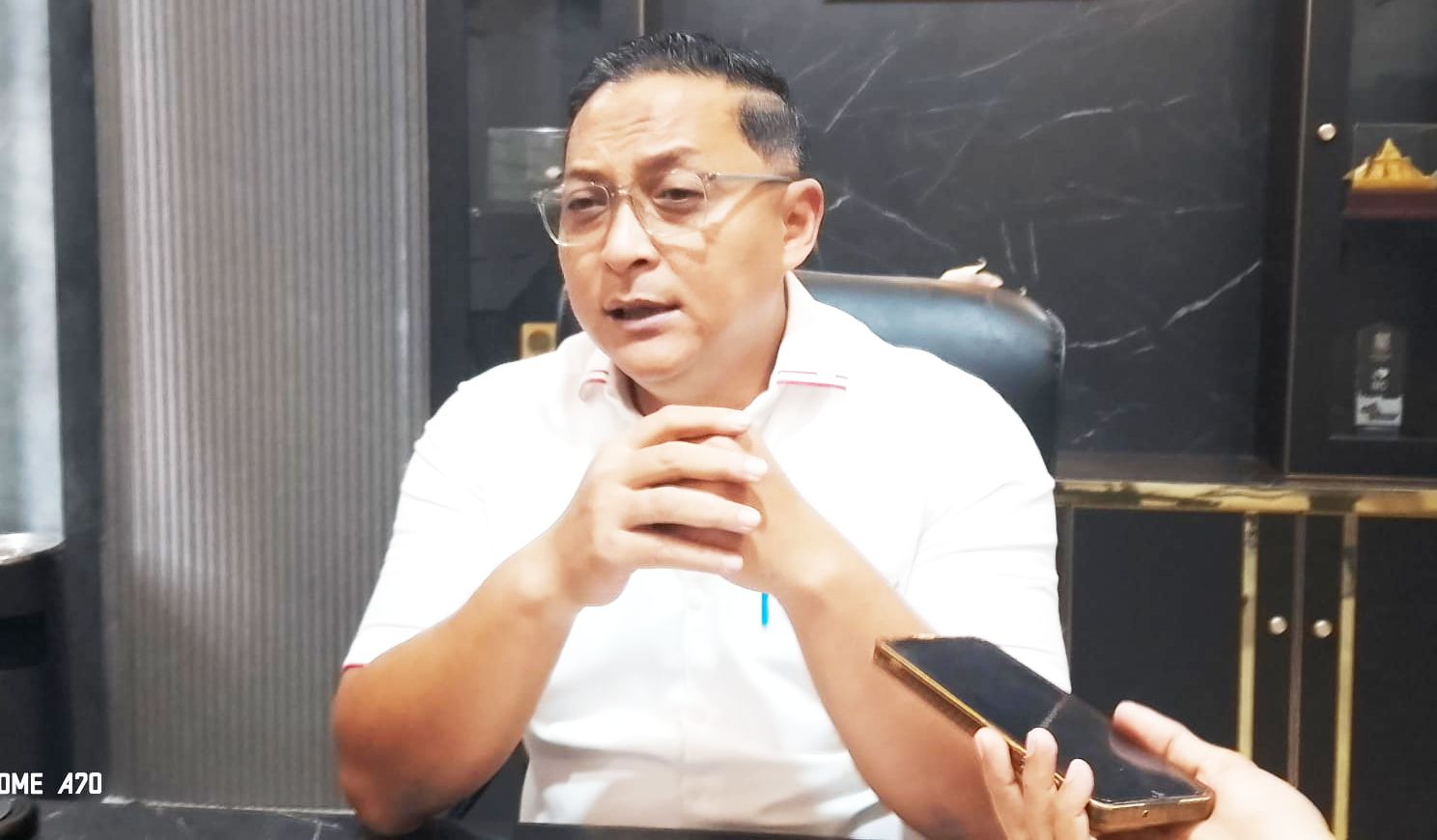 Kepala Bapenda Kota Serang, W. Hari Pamungkas, saat ditemui di ruang kerjanya I Dok. Roy-BNC