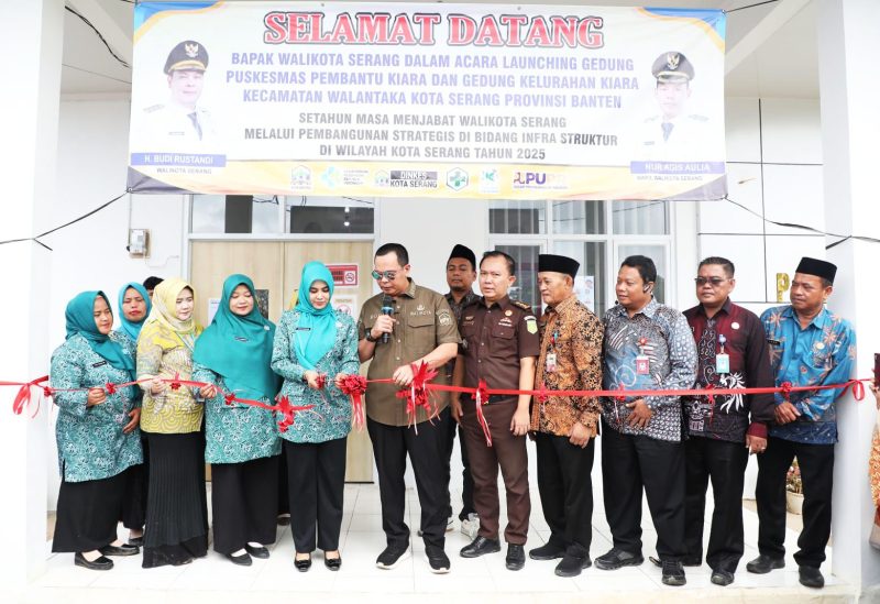 Walikota Serang Budi Rustandi saat meresmikan gedung Puskesmas Pembantu (Pustu) Kiara, Kecamatan Walantaka I Dok. Istimewa