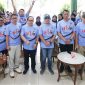 Wakil Walikota Tangsel Pilar Saga Ichsan saat menghadiri acara senam bersama yang diselenggarakan menyambut HPN di Tandon Ciater, Kecamatan Serpong l Dok. Istimewa