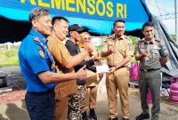 Kepala BPBD Kabupaten Serang Ajat Sudrajat bersama stakeholders saat diwawancarai wartawan l Dok. Dwi MY-BNC