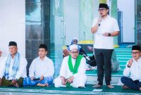 Masjid jadi ruang dialog. Walikota Tangerang Selatan Pilar Saga Ichsan saat menghadiri Safari Ramadan 1447 Hijriah di Masjid Al-Muhajirin Pakualam, Kecamatan Serpong Utara l Dok. Istimewa