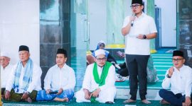 Masjid jadi ruang dialog. Walikota Tangerang Selatan Pilar Saga Ichsan saat menghadiri Safari Ramadan 1447 Hijriah di Masjid Al-Muhajirin Pakualam, Kecamatan Serpong Utara l Dok. Istimewa