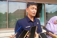 Sekda Zaldi Dhuhana menjawab perihal ketidakpastian gaji ribuan guru dan tenaga kependidikan PPPK paruh waktu di Kabupaten Serang l Dok. Dwi MY-BNC