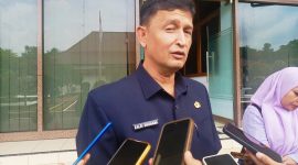 Sekda Zaldi Dhuhana menjawab perihal ketidakpastian gaji ribuan guru dan tenaga kependidikan PPPK paruh waktu di Kabupaten Serang l Dok. Dwi MY-BNC