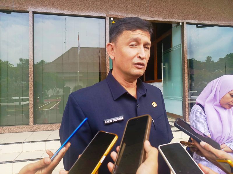 Sekda Zaldi Dhuhana menjawab perihal ketidakpastian gaji ribuan guru dan tenaga kependidikan PPPK paruh waktu di Kabupaten Serang l Dok. Dwi MY-BNC