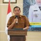 Asisten Daerah Bidang Pemerintahan Sekretariat Daerah Kabupaten Pandeglang, Doni Hermawan, saat membuka Rakerda TP-PKK di Pendopo Pandeglang, Selasa, 10 February 2026.