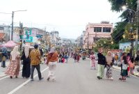 Suasana kawasan pedestarian Royal Baroe Kota Serang I Dok. Roy-BNC