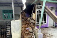 Penampakan rumah roboh milik sepasang lansia, Hamrah dan Rafei, Kaligandu, Kota Serang I Dok. Roy-BNC