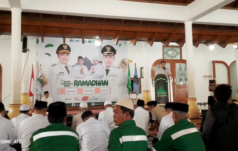 Asda I Bidang Hukum Kota Serang, Subagyo, saat memberikan sambutan I Dok. Roy-BNC