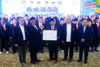 Pelantikan pengurus KONI Kota Tangsel periode 2025–2029 di Serpong. Pemkot Tangsel fokus pembinaan atlet untuk mencapai target juara umum di Porprov 2026 l Dok. Istimewa