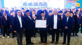 Pelantikan pengurus KONI Kota Tangsel periode 2025–2029 di Serpong. Pemkot Tangsel fokus pembinaan atlet untuk mencapai target juara umum di Porprov 2026 l Dok. Istimewa