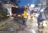 Pemkot Tangerang lakukan perbaikan Jalan Prabu Kian Santang, Kota Tangerang, untuk mengoptimalkan mobilitas saat Ramadan l Dok. Istimewa