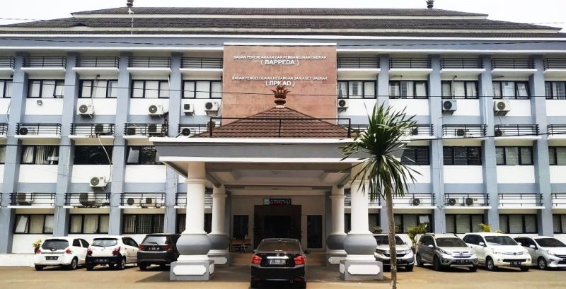 Penampakan kantor Badan Pengelolaan Keuangan dan Aset Daerah (BPKAD) Kota Serang I Dok. Roy-BNC