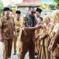 Walikota Serang Budi Rustandi saat halal bihalal di SMPN 6 Kota Serang I Dok. Istimewa