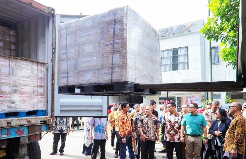 Peluncuran ekspor perdana produk bumbu masak khas Indonesia ke Arab Saudi di kawasan Taman Tekno Setu l Dok. Istimewa
