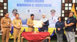 Pemkot Tangerang menandatangani MoU dengan Angkasa Pura dan Jasa Marga untuk peningkatan akses Bandara Soekarno-Hatta l Dok. Istimewa