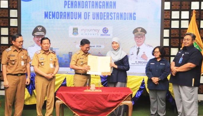 Pemkot Tangerang menandatangani MoU dengan Angkasa Pura dan Jasa Marga untuk peningkatan akses Bandara Soekarno-Hatta l Dok. Istimewa