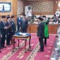 Suasana pelantikan dan pengambilan sumpah janji jabatan, Ahmad Yamin, anggota baru hasil PAW DPRD Kabupaten Serang sisa masa periode 2024-2029 I Dok. Roy-BNC