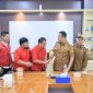 Jajaran DPC PDI Perjuangan Kota Serang saat melakukan audiensi dengan Walikota Serang Budi Rustandi di Puspemkot Serang I Dok. Istimewa