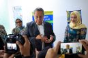 Walikota Tangsel Benyamin Davnie saat diwawancarai wartawan beberapa waktu lalu l Dok. Istimewa