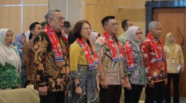 Walikota Tangsel Benyamin Davnie saat menghadiri peringatan ASEAN Dengue Day (ADD) Kota Tangerang Selatan Tahun 2026 di Aula Blandongan, Puspemkot Tangsel l Dok. Istimewa