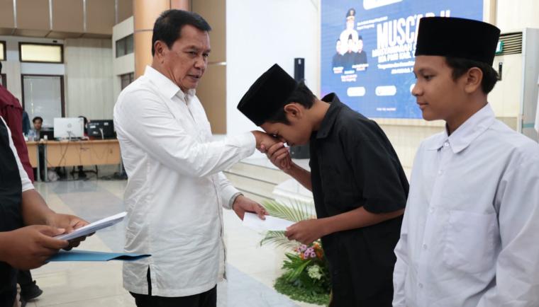 Bupati Tangerang Mochamad Maesyal Rasyid saat menghadiri Muscab IKA PMII Tangerang l Dok. Istimewa