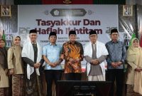 Bupati Tangerang Mochamad Maesyal Rasyid saat menghadiri acara Tasyakkur dan Ikhtitam Angkatan XXXIII Santri Kelas VI Ma'had Tarbiyatul Mubtadiin Pasirnangka, Kecamatan Tigaraksa l Dok. Istimewa