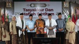 Bupati Tangerang Mochamad Maesyal Rasyid saat menghadiri acara Tasyakkur dan Ikhtitam Angkatan XXXIII Santri Kelas VI Ma'had Tarbiyatul Mubtadiin Pasirnangka, Kecamatan Tigaraksa l Dok. Istimewa