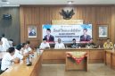 Fuhaira Amin saat sambutan pada acara Sertijab Sekwan di Ruang Bamus DPRD Pandeglang pada Rabu, 3 Juni 2026 | Dok. Red-BBC