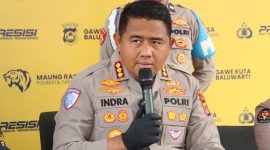Kapolresta Tangerang Kombes Pol Andi Muhammad Indra Waspada Amirullah saat  menghadiri konferensi pers di Mapolresta Tangerang l Dok. Istimewa