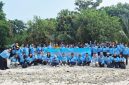 Foto bersama kegiatan penanaman pohon di Pulau Merak Kecil, Cilegon, Banten, Kamis, 16 Juni 2026 | Dok. Arise-BBC