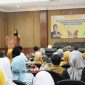 Anggota DPR RI Komisi X dari Fraksi Partai Golkar Adde Rosi Khoerunnisa saat membuka sosialisasi SIBI yang diselenggarakan oleh Kemendikdasmen di Aula PKK Kabupaten Lebak l Dok. Istimewa 