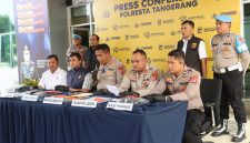 Kapolresta Tangerang Kombes Pol Andi Muhammad Indra Waspada Amirullah saat konferensi pers l Dok. Istimewa