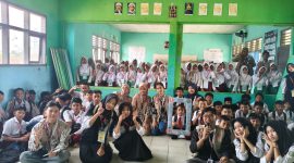 Sosialisasi pencegahan perundungan di Yayasan Pendidikan Islam Roudhatul Hikmah, Kecamatan Cikande l Dok. Istimewa
